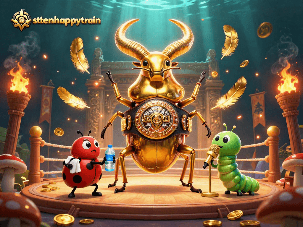 Join the action with athenshappytrain in a vibrant casino-themed showdown filled with gold!