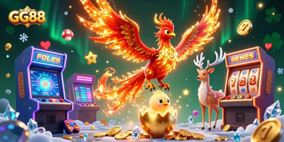 Experience the excitement of GG88 with vibrant 3D casino characters and dynamic gaming elements.