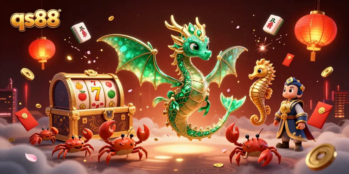 Experience the excitement of qs88 with thrilling slot games and enchanting treasures in a vibrant casino setting.