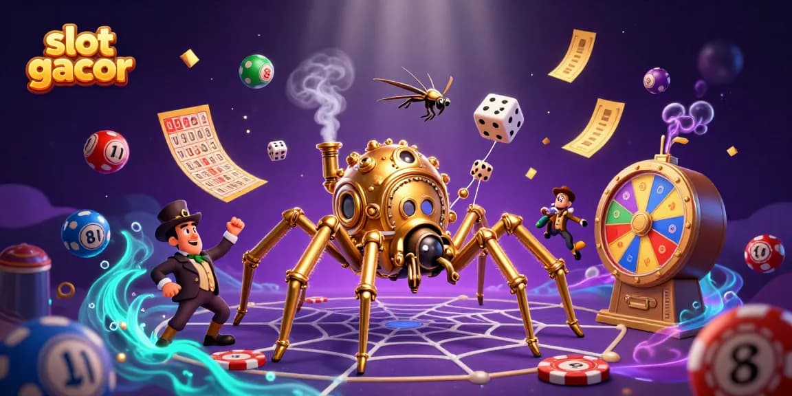 Menghadirkan slot gacor dengan grafik menarik saat memenangkan jackpot, ditangkap dalam jaring emas yang brilian.
