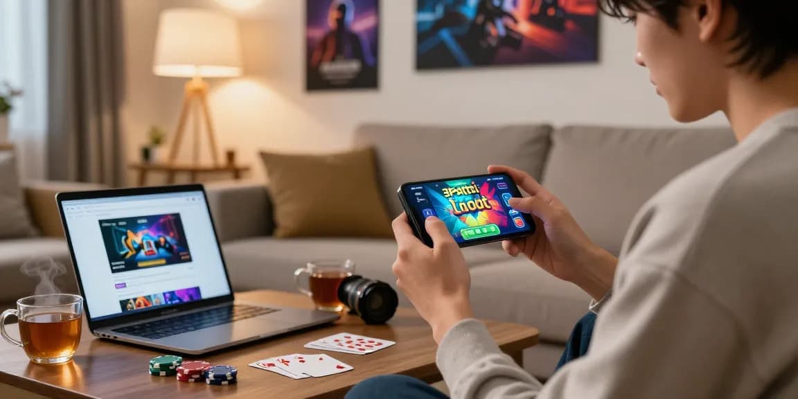 Play now on 3Patti Loot in a cozy gaming space with vibrant graphics and engaging atmosphere.