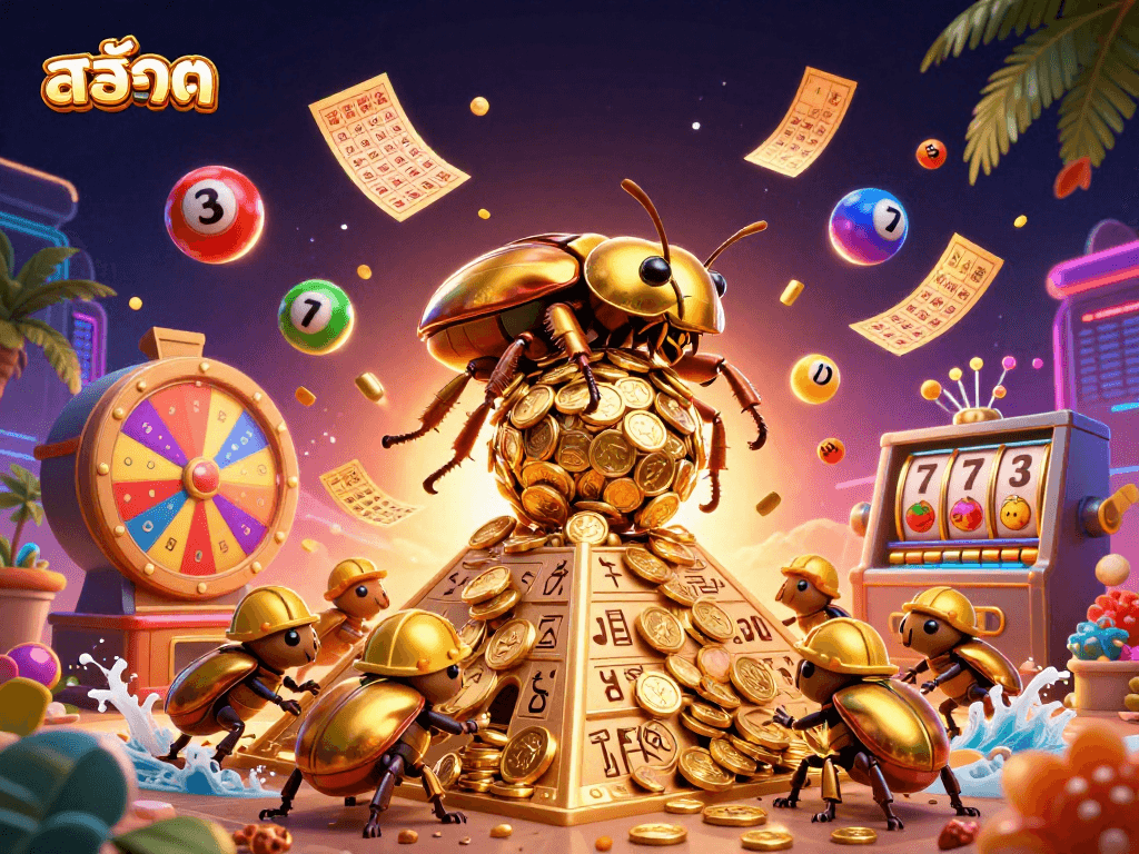 Spin the exciting 슬롯 machines with colorful symbols and dynamic elements amidst a lively casino environment!