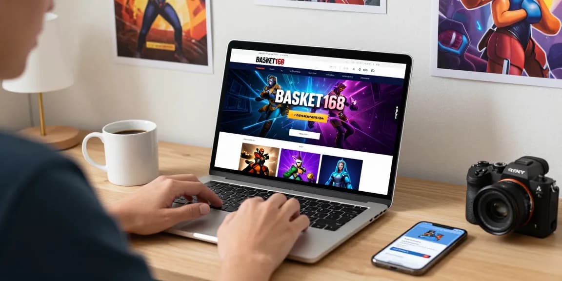 Pengalaman bermain basket168 demo di perangkat komputer dengan desain antarmuka menarik