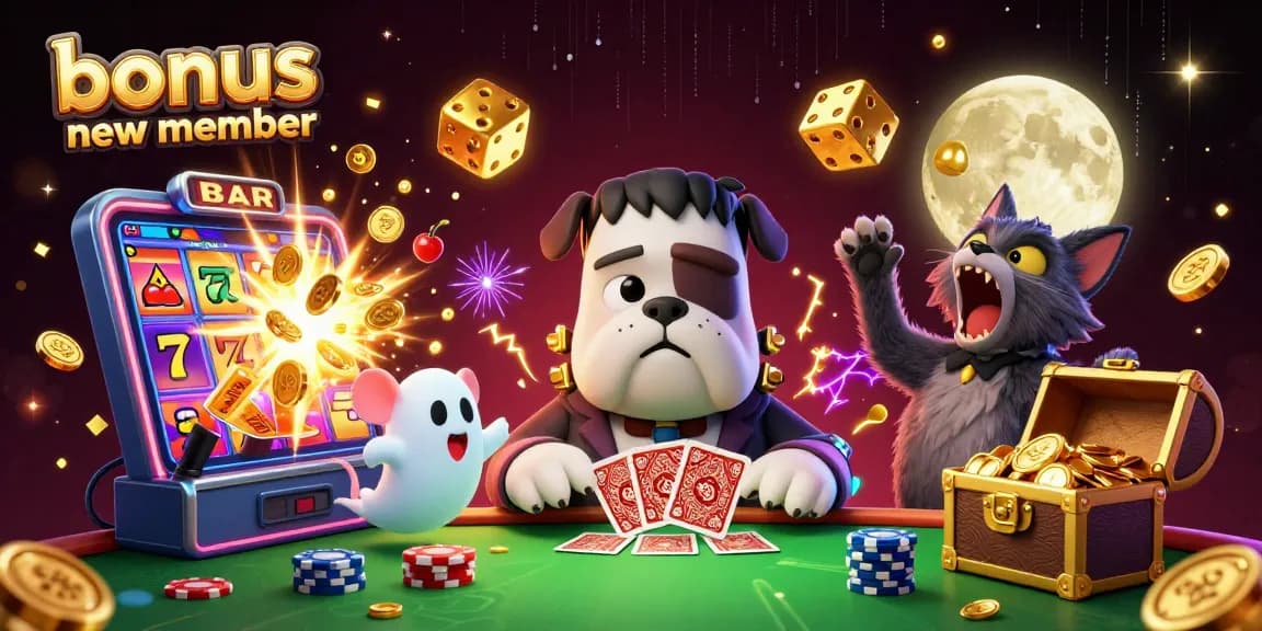 Experience thrilling action with bonus new member promotions at this exciting casino scene.