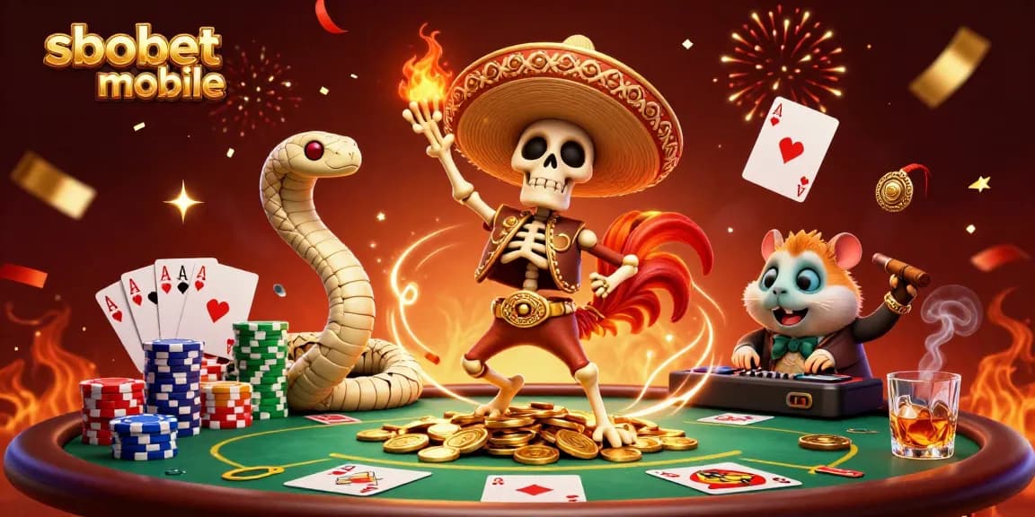 Experience sbobet mobile excitement with vibrant characters and dynamic gaming elements.
