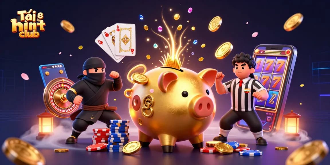 Engage in thrilling gaming excitement by loading Tải hit club with 3D cartoon characters and dynamic casino elements.