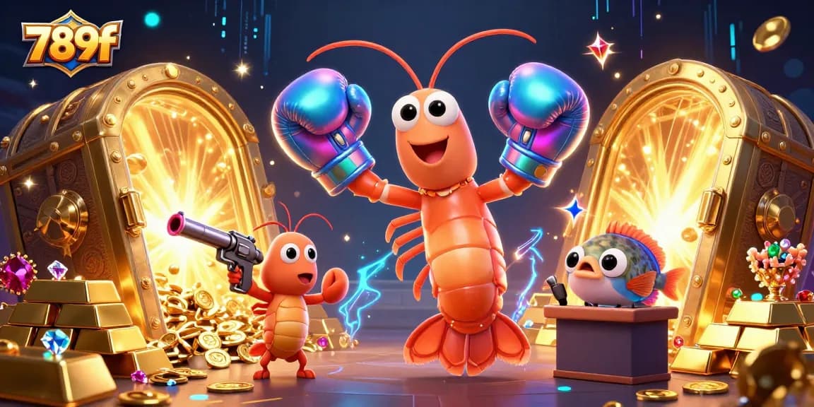 Experience thrilling gameplay at 789f with vibrant characters amidst dazzling treasure in a lively casino atmosphere.