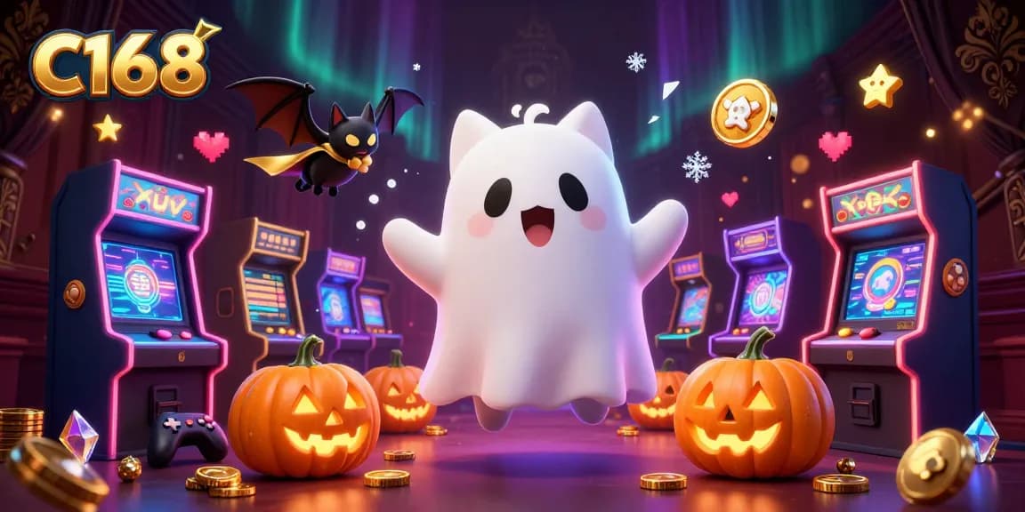 C168 brings excitement as players explore a haunted casino with unique gaming characters.