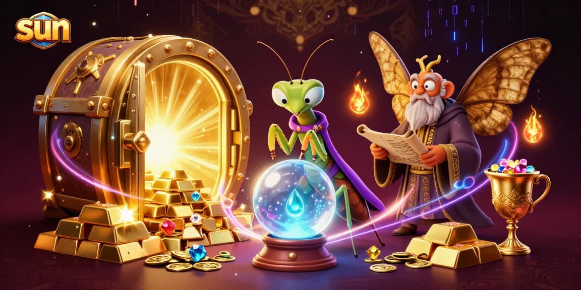 Unleash your fortune with sun-themed slots in an enchanting gambling scene.