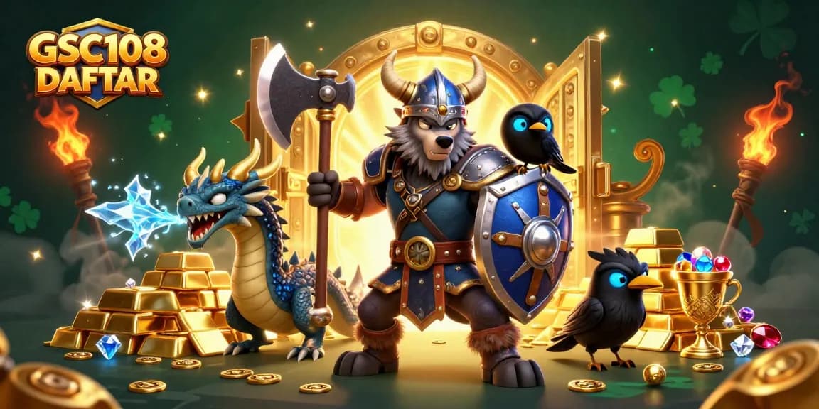Engage in thrilling gameplay at GSC108 DAFTAR with vibrant characters and abundant treasures.