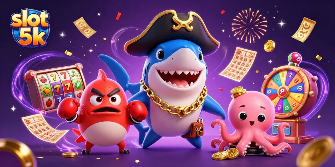 Experience excitement with slot 5k games featuring vibrant characters and action-packed elements.