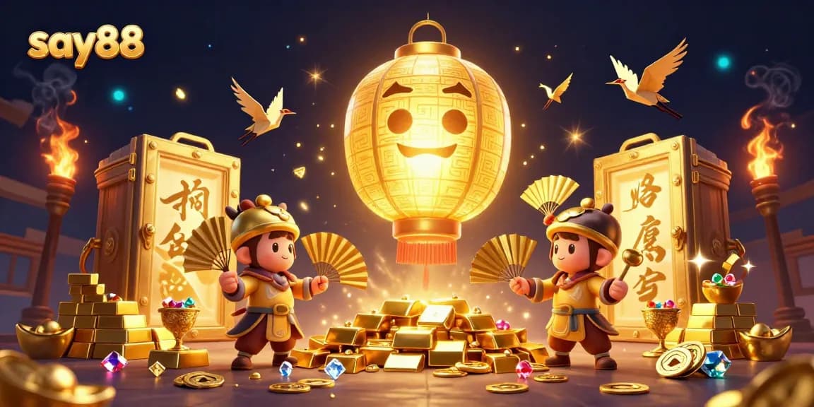 Engage with say88's thrilling online casino experience amidst golden treasures and enchanting spirits.