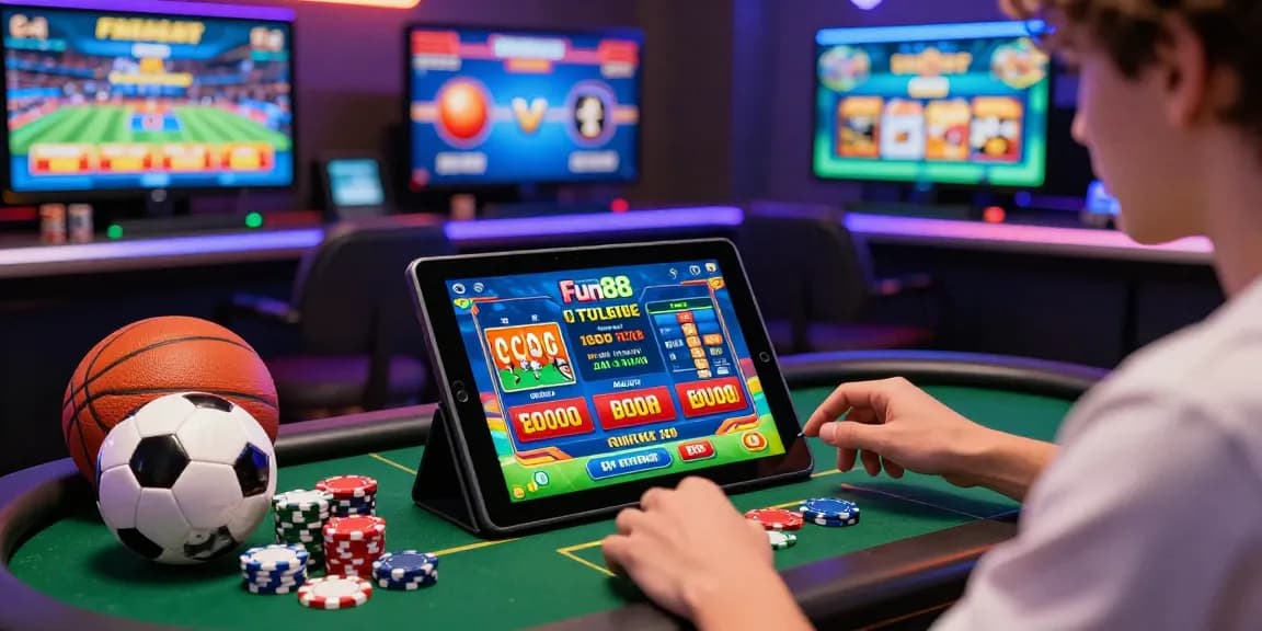 Beginner enthusiast exploring fun88casino options with sports games and lottery tickets.
