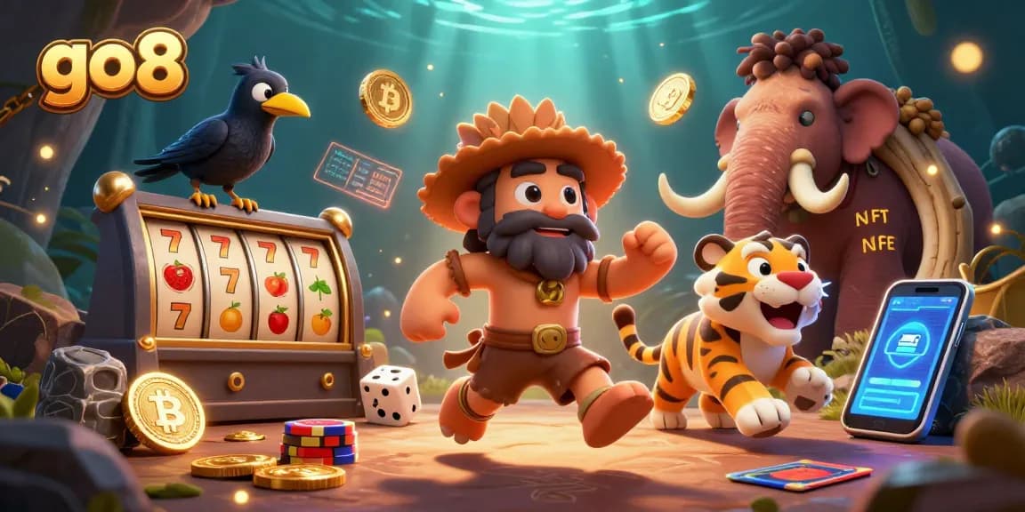 Experience exciting gameplay at GO8 where prehistoric characters engage in thrilling slot adventures.