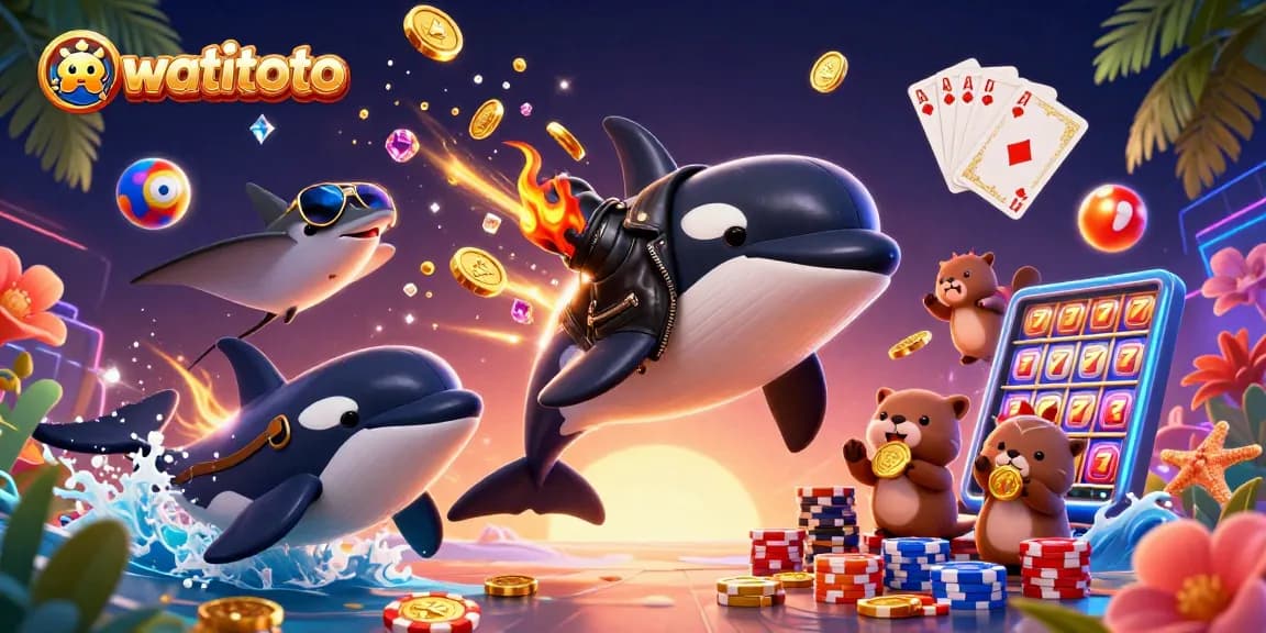 Win big with watitoto's exciting lottery action featuring vibrant characters and gleaming prizes.