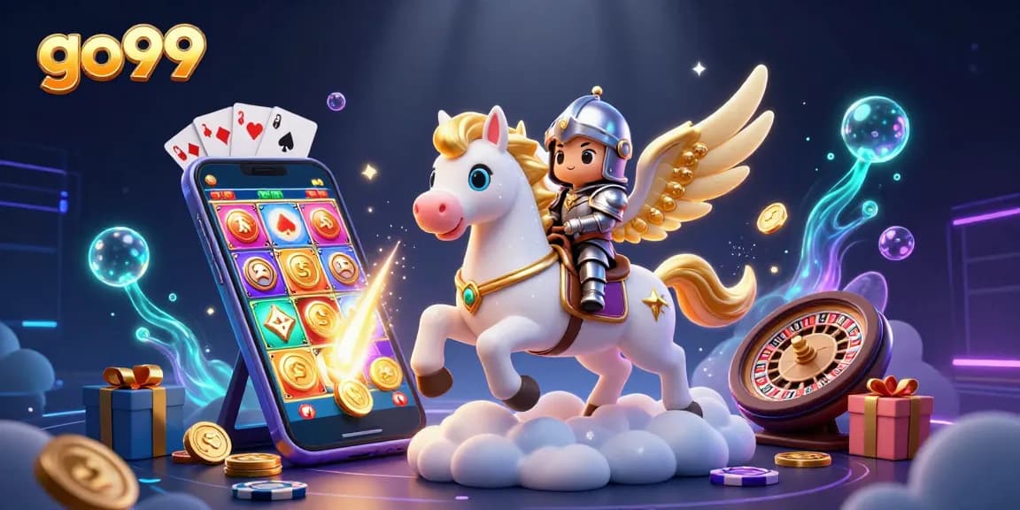 Experience thrilling wins at go99 with dynamic slots and casino action in a vibrant 3D scene.