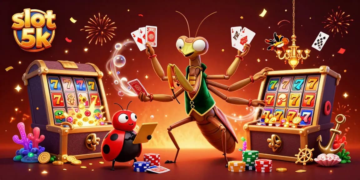 Spin the slot 5k reels with thrilling jackpots and vibrant casino visuals.