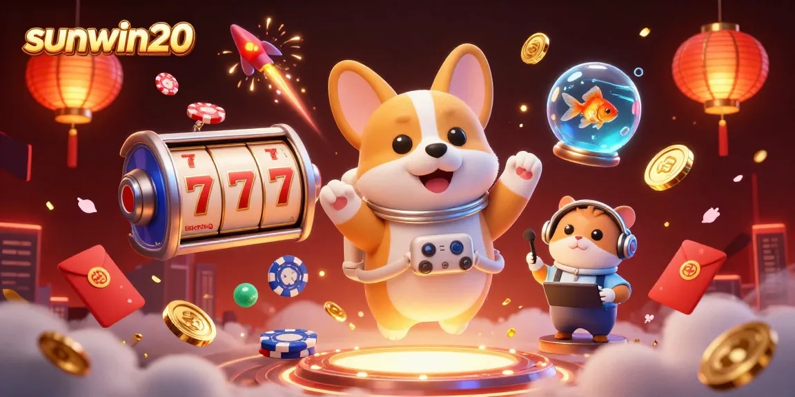 Experience gaming thrills with sunwin20 in a vibrant space station casino