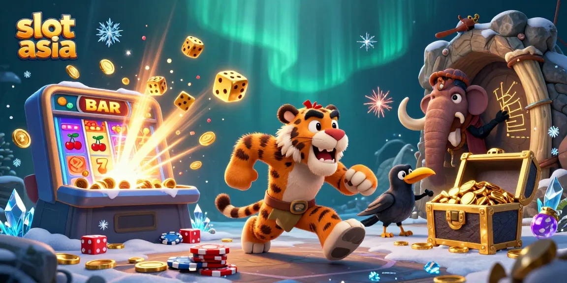 Slot asia menghadirkan pengalaman kasino digital yang meriah dengan karakter dan simbol permainan yang menarik.