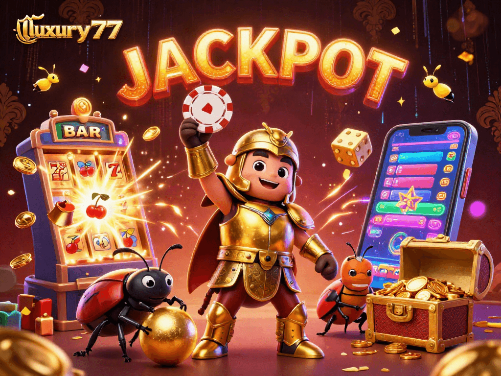Slot dan jackpot menunggu di luxury777, dengan karakter unik dan suasana yang kaya.