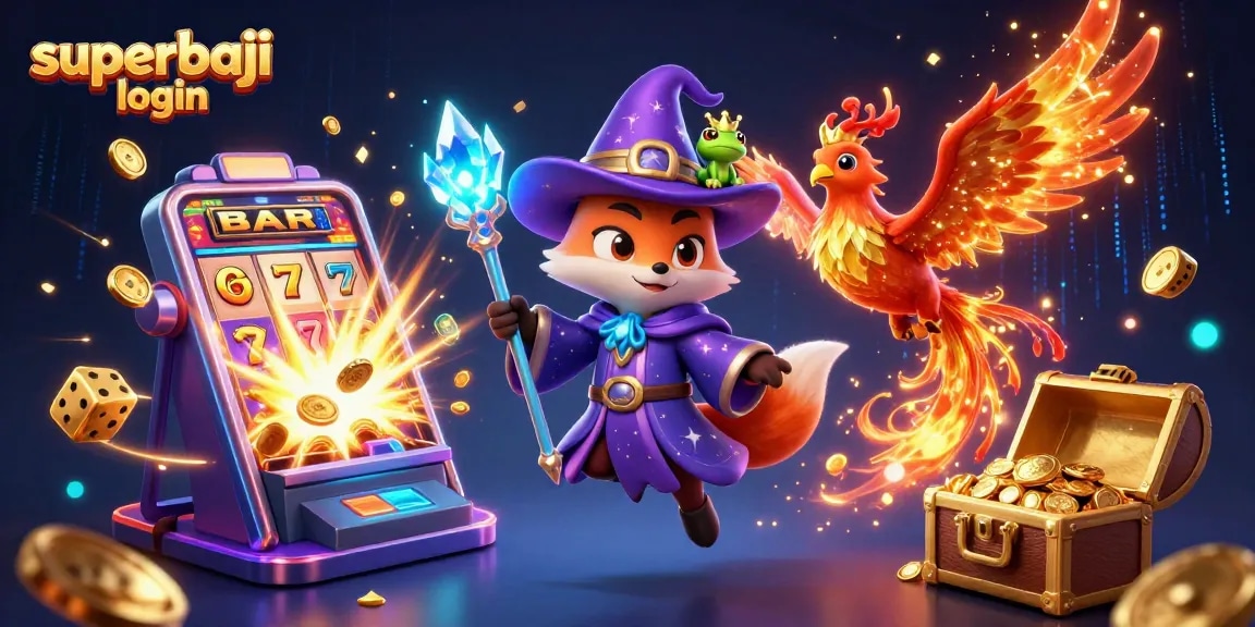 Experience superbaji login with magical casino adventures in a vibrant 3D scene full of jackpots and rewards.