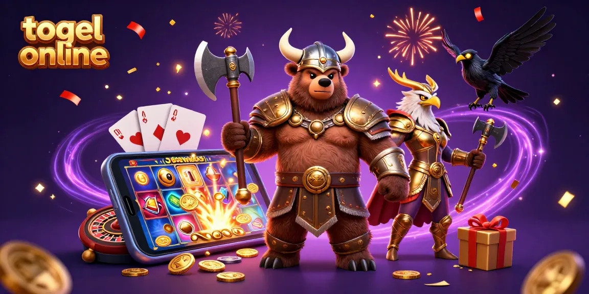 Mengamankan kemenangan togel online dengan karakter Viking, Elang, dan efek kasino yang berlimpah