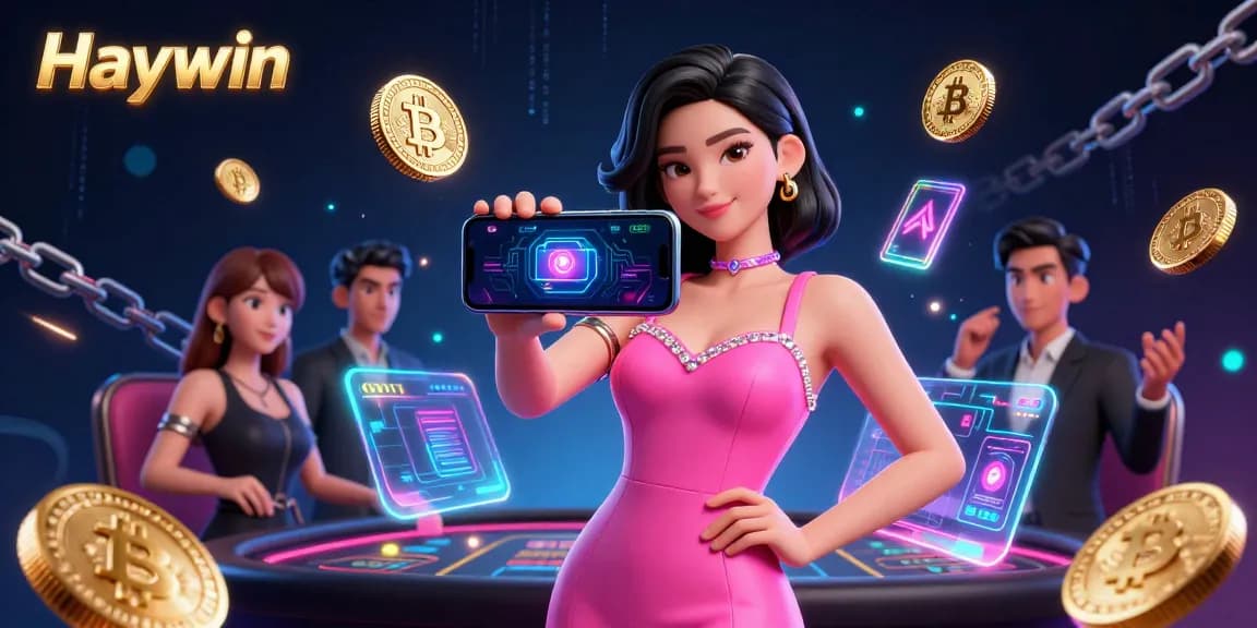 Join the thrilling action at Haywin with a live dealer casino game showcased on a smartphone.