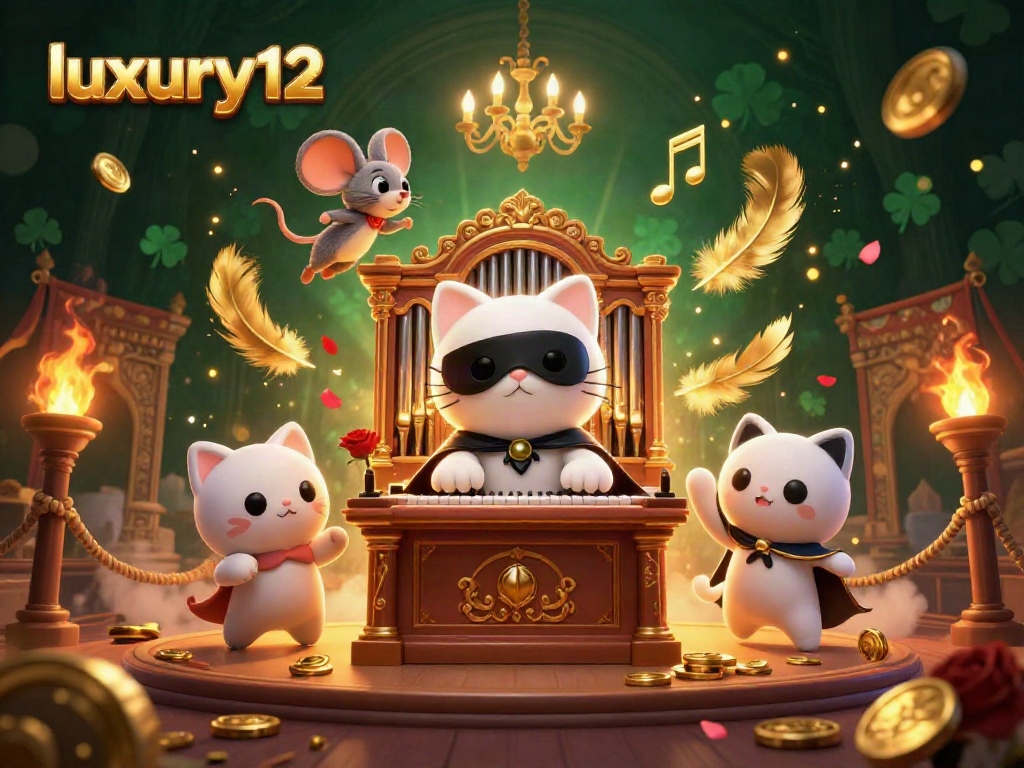 Menggulung keberuntungan di luxury12 dengan karakter unik dalam ilustrasi kasino yang menawan.