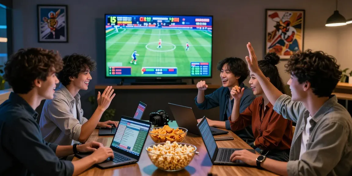 Playinexch bringing friends together in an energetic online betting environment, featuring live sports events and camaraderie.