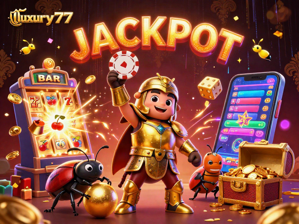 Slot dan jackpot menunggu di luxury777, dengan karakter unik dan suasana yang kaya.