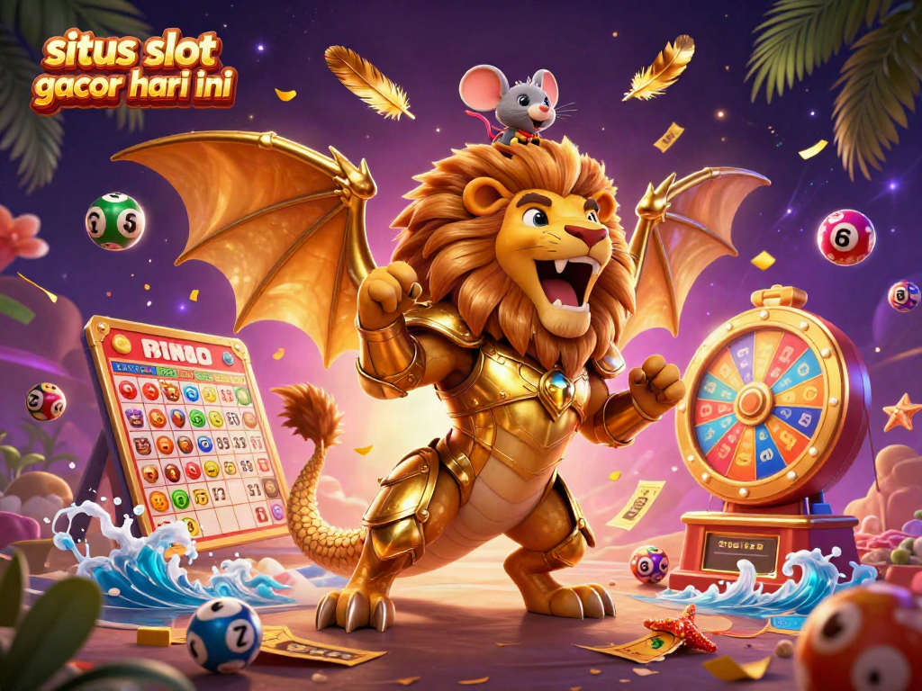 Gambarkan pengalaman bermain di situs slot gacor hari ini dengan karakter unik dan elemen kasino dinamis.