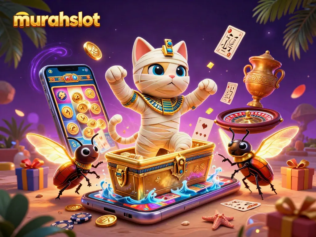 Selamat datang di murahslot, nikmati pengalaman bermain slot dengan karakter dan elemen kasino yang menakjubkan.