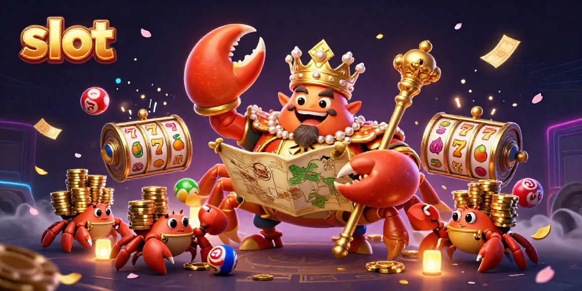 Engage in exciting online slot action with vibrant characters, colorful balls, and gold elements.