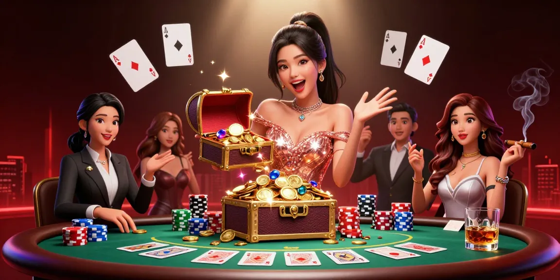 Experience thrilling wins at Haywin with a vibrant poker scene featuring golden treasures.