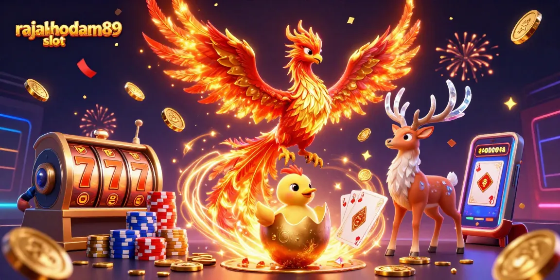 Mainkan slot rajakhodam89 dengan berbagai karakter fantastis dan elemen permainan berkilauan.