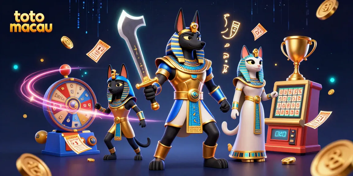 Mengikuti hasil toto macau terkini dengan karakter Anubis dan Bastet dalam desain perjudian menarik.