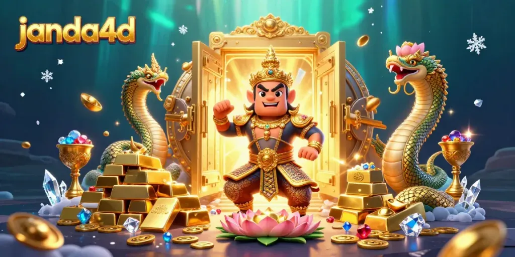 Mainkan permainan slot cepat di janda4d dengan suasana yang menawan penuh harta karun.