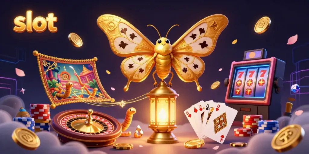 Experience immersive gameplay with a rich slot casino scene featuring vibrant elements and a magical atmosphere.