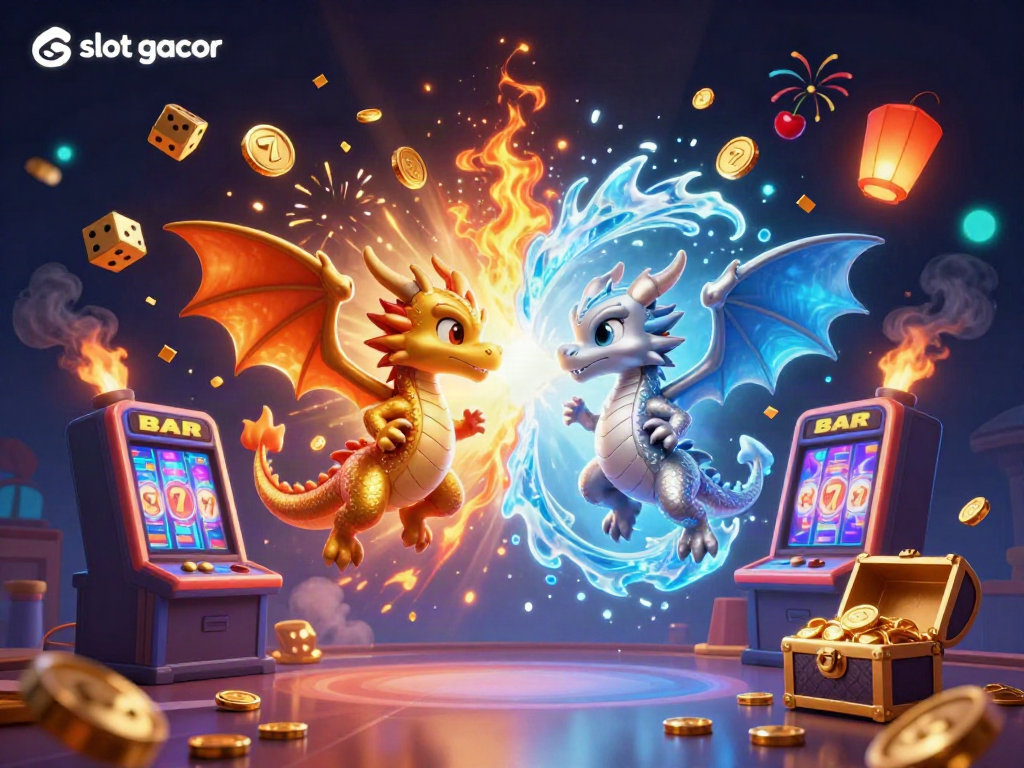 Engage in thrilling wins with slot gacor at animated casino, featuring dynamic dragons and jackpot explosion.