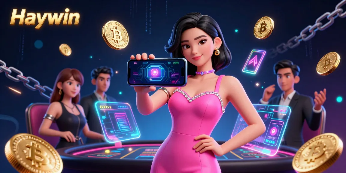 Join the thrilling action at Haywin with a live dealer casino game showcased on a smartphone.
