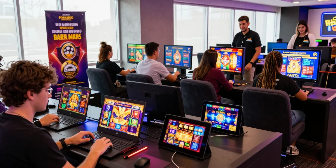 Players enjoying thrilling Slot Habanero games in a vibrant online casino setting.